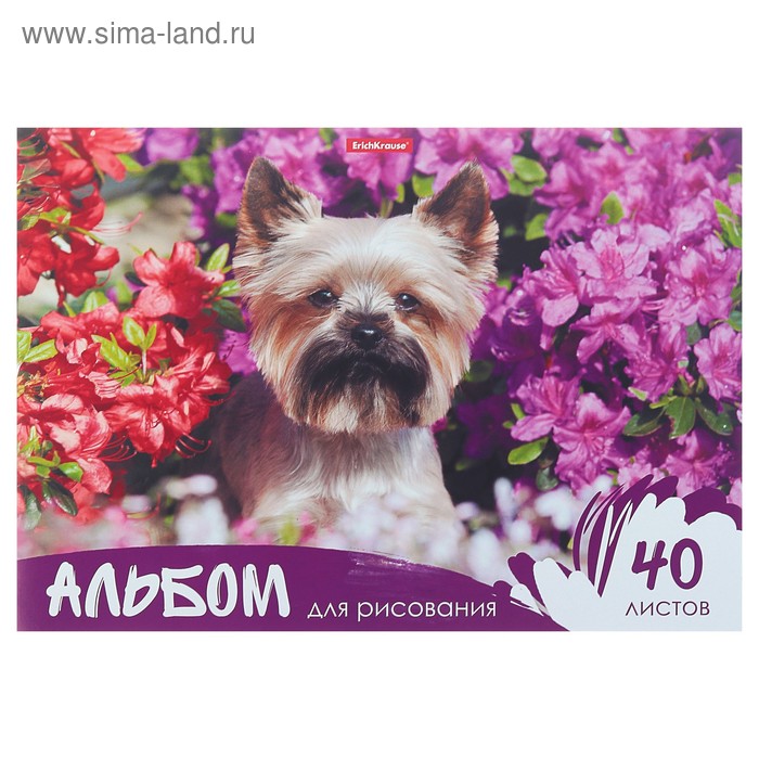 Альбом для рисования А4, 40 листов, на клею Erich Krause «Жизнь в цветах», блок 120 г/м2, обложка мелованный картон 170 г/м2, жёсткая подложка 360 г/м
Альбом для рисования А4, 40 листов, на клею Erich Krause «Жизнь в цветах», блок 120 г/м2, обложка мелованный картон 170 г/м2, жёсткая подложка 360 г/м
