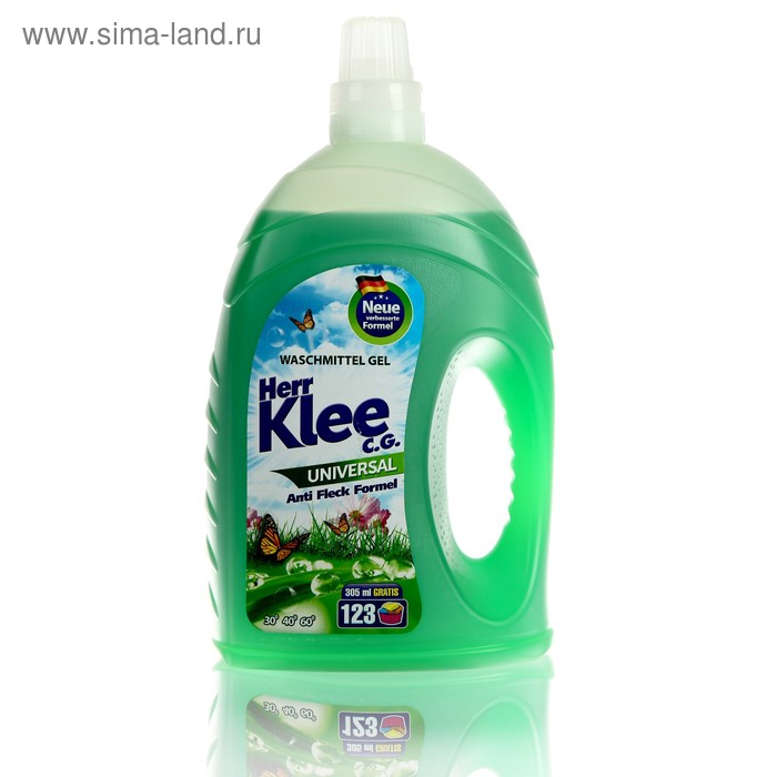 Жидкое средство для стирки Herr Klee C.G. Universal, гель, универсальное, 4.3 л
Жидкое средство для стирки Herr Klee C.G. Universal, гель, универсальное, 4.3 л