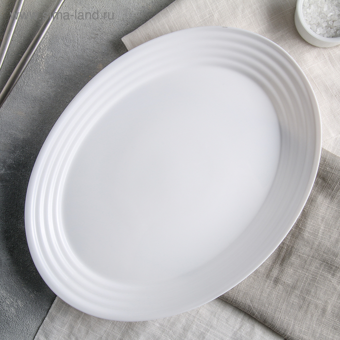 Тарелка овальная Stairo, 32×23,5 см
Тарелка овальная Stairo, 32×23,5 см