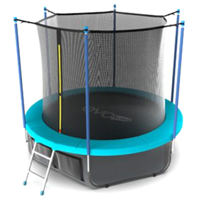 Батут EVO JUMP Internal 10 ft, d=305 см, с внутренней защитной сеткой и лестницей + нижняя защитная сеть, морская волна
Батут EVO JUMP Internal 10 ft, d=305 см, с внутренней защитной сеткой и лестницей + нижняя защитная сеть, морская волна
