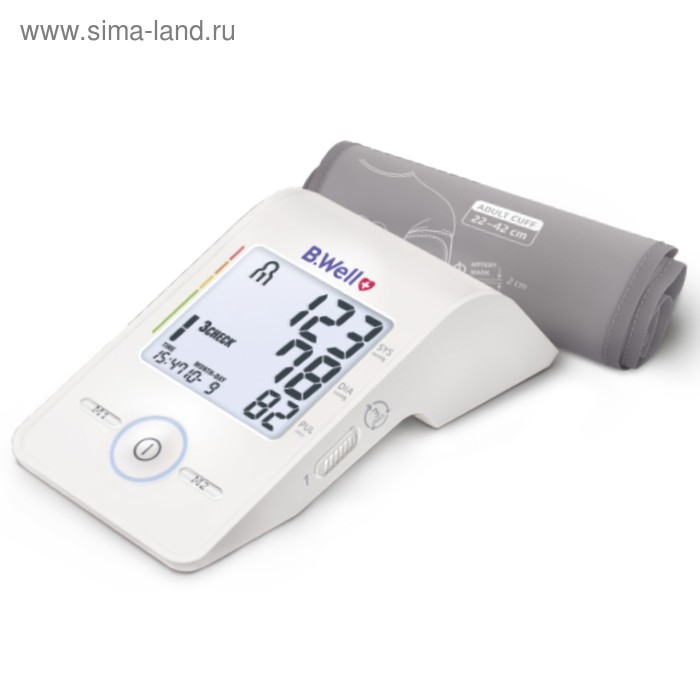 Тонометр B.WelI MED-55, автоматический, манжета 22-42 см, 4хААА, без адаптера
Тонометр B.WelI MED-55, автоматический, манжета 22-42 см, 4хААА, без адаптера