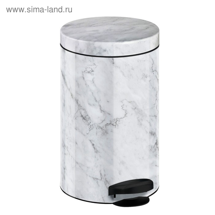 Ведро для мусора, 14л, рисунок мрамор, цвет белый
Ведро для мусора, 14л, рисунок мрамор, цвет белый