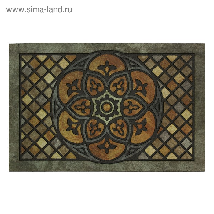 Коврик придверный Wood Medallion, 58,5х89 см 
Коврик придверный Wood Medallion, 58,5х89 см