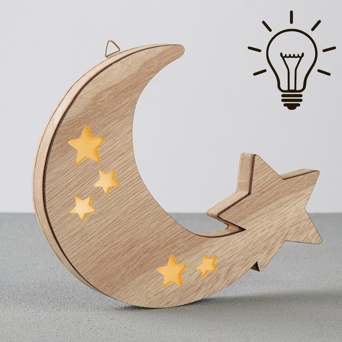 Ночник «Месяц»,19.5 х 18.2 см
Ночник «Месяц»,19.5 х 18.2 см