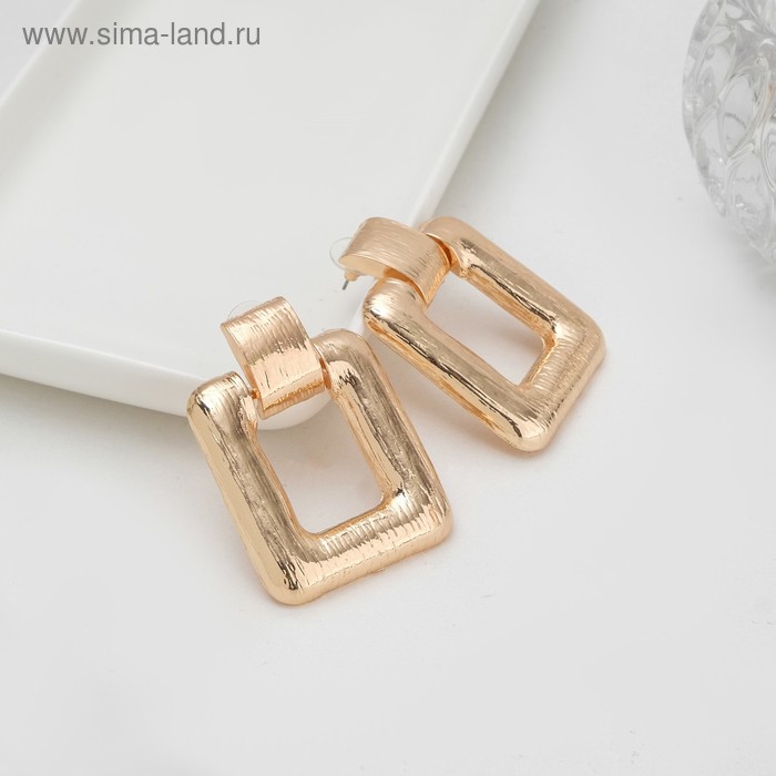 Серьги металл "Эстетика" гладкие, цвет золото
Серьги металл "Эстетика" гладкие, цвет золото