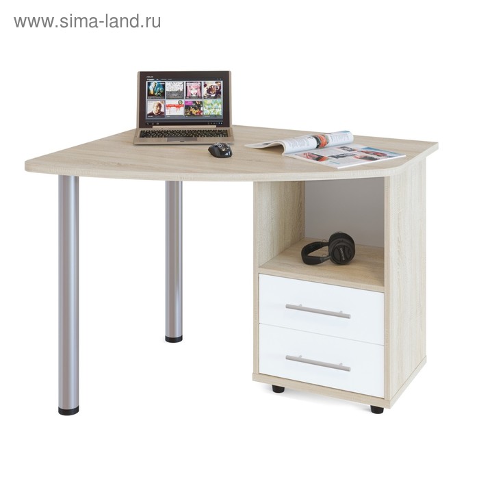 Письменный стол, 1000 × 850 × 750 мм, правый, цвет дуб сонома / белый
Письменный стол, 1000 × 850 × 750 мм, правый, цвет дуб сонома / белый