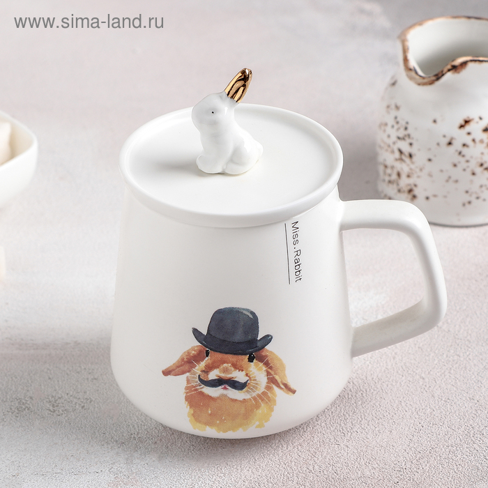 Кружка «Мисс Рэббит», 380 мл, с керамической крышкой, рисунок МИКС
Кружка «Мисс Рэббит», 380 мл, с керамической крышкой, рисунок МИКС