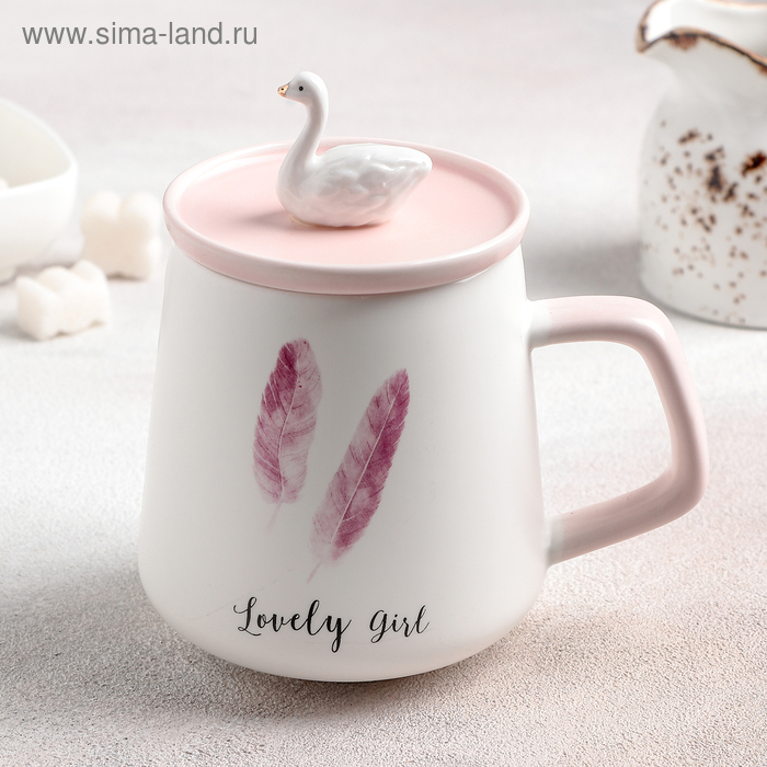 Кружка «Лебедь», 380 мл, с керамической крышкой, рисунок МИКС
Кружка «Лебедь», 380 мл, с керамической крышкой, рисунок МИКС