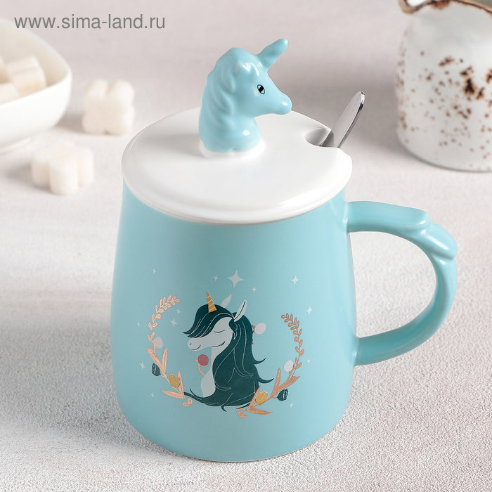 Кружка «Единорожка», 380 мл, с керамической крышкой и ложкой, цвет МИКС
Кружка «Единорожка», 380 мл, с керамической крышкой и ложкой, цвет МИКС