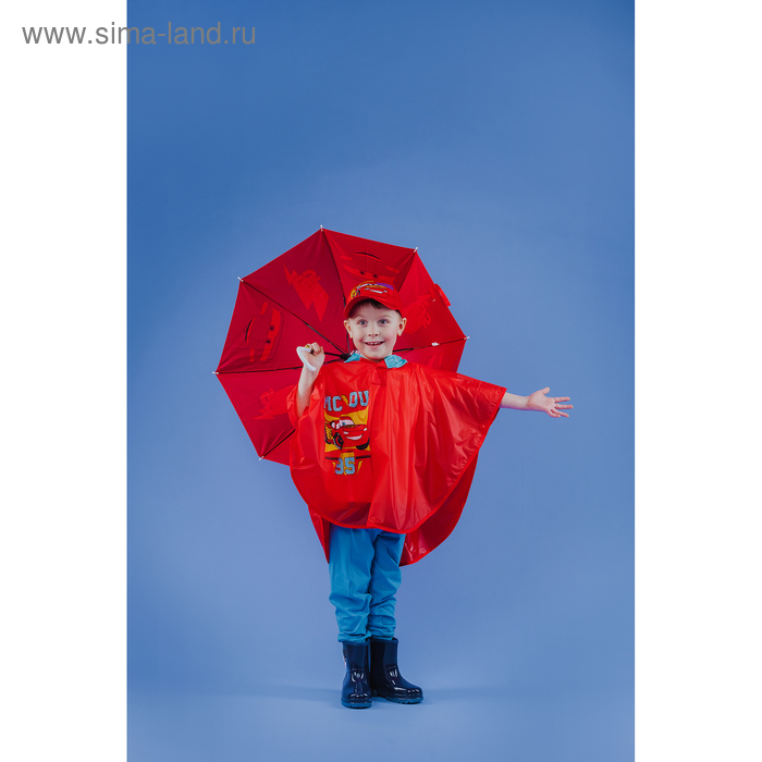 Дождевик детский "95" Тачки, размер M 
Дождевик детский "95" Тачки, размер M