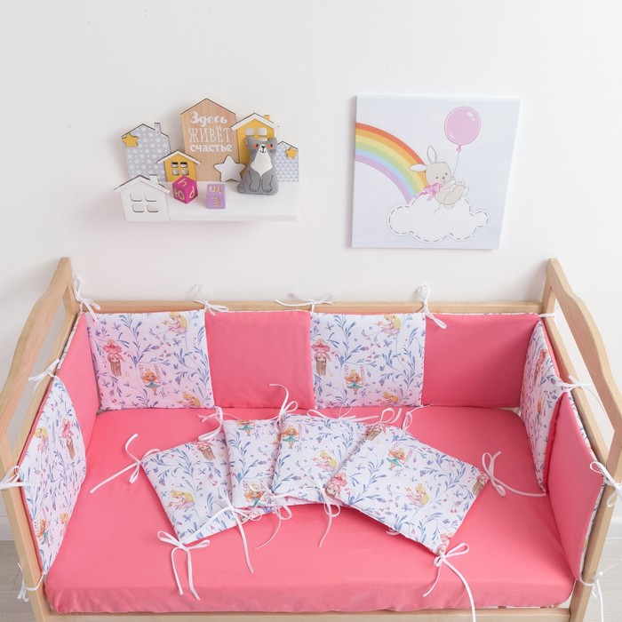 Бортики в кроватку Крошка Я «Милые принцессы» (32×32 см х 12 шт.), бязь/синтепон
Бортики в кроватку Крошка Я «Милые принцессы» (32×32 см х 12 шт.), бязь/синтепон