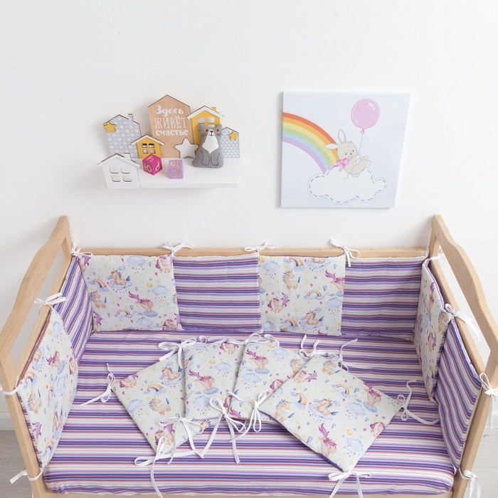 Бортики в кроватку Крошка Я «Единороги» (32×32 см - 12 шт.), бязь/синтепон
Бортики в кроватку Крошка Я «Единороги» (32×32 см - 12 шт.), бязь/синтепон