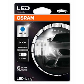 Лампа светодиодная OSRAM 12 В, W5W, 1,0 Вт, Blue LEDriving premium, набор 2 шт
Лампа светодиодная OSRAM 12 В, W5W, 1,0 Вт, Blue LEDriving premium, набор 2 шт