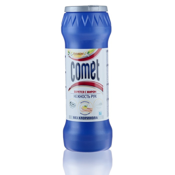 Чистящее средство Comet "Лимон", нежность рук , порошок, 475 г
Чистящее средство Comet "Лимон", нежность рук , порошок, 475 г