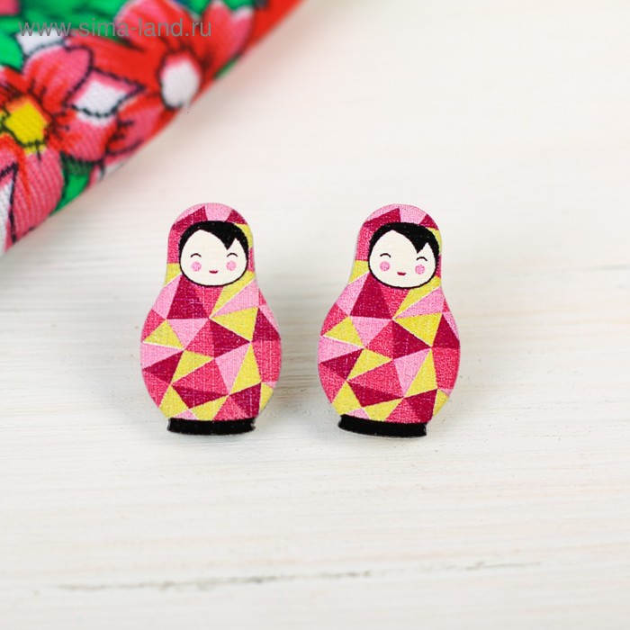 Серёжки «Цветная геометрия»
Серёжки «Цветная геометрия»