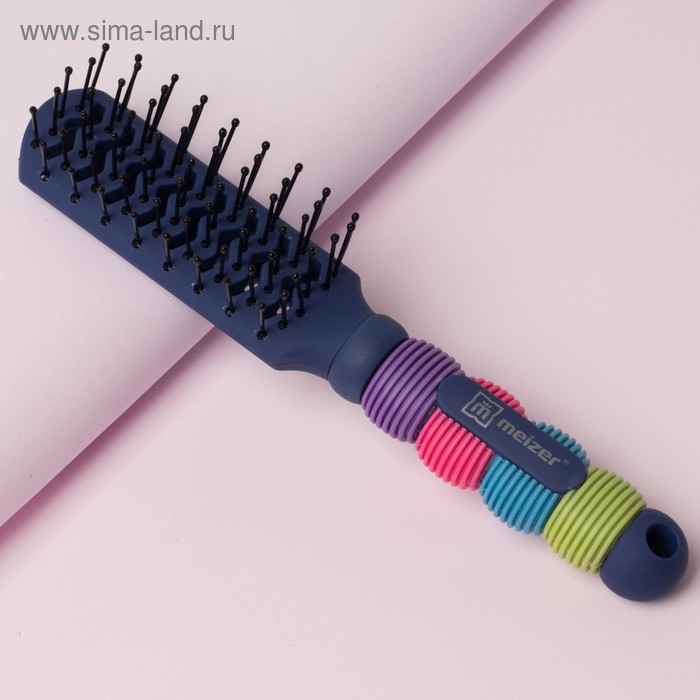 Расчёска массажная, разноцветная, Т33 Х-5 Т-BL 
Расчёска массажная, разноцветная, Т33 Х-5 Т-BL