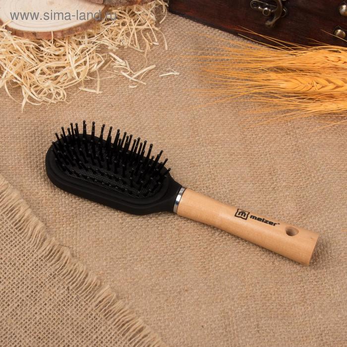 Расчёска массажная с деревянной ручкой, 18,5 × 4,8 см, цвет «светлое дерево»
Расчёска массажная с деревянной ручкой, 18,5 × 4,8 см, цвет «светлое дерево»