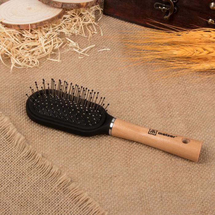 Расчёска массажная с деревянной ручкой, 4,8 × 18,5 см, цвет «светлое дерево»
Расчёска массажная с деревянной ручкой, 4,8 × 18,5 см, цвет «светлое дерево»