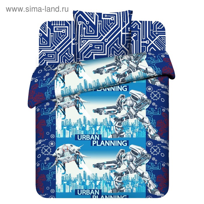 Детское постельное бельё 1,5 сп. «Вперед в будущее»
Детское постельное бельё 1,5 сп. «Вперед в будущее»