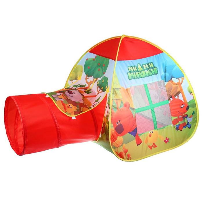 Палатка игровая «Ми-Ми-Мишки» с тоннелем, в сумке 
Палатка игровая «Ми-Ми-Мишки» с тоннелем, в сумке
