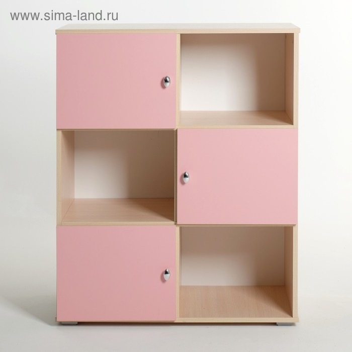 Шкаф «Алёнка», 810 × 1020 × 420, Дуб молочный/Розовый
Шкаф «Алёнка», 810 × 1020 × 420, Дуб молочный/Розовый