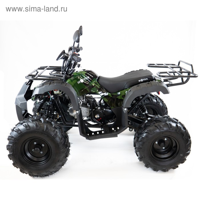 Квадроцикл бензиновый MOTAX ATV Grizlik Super LUX 125 cc NEW, зеленый камуфляж, электростартер, родительский контроль
Квадроцикл бензиновый MOTAX ATV Grizlik Super LUX 125 cc NEW, зеленый камуфляж, электростартер, родительский контроль