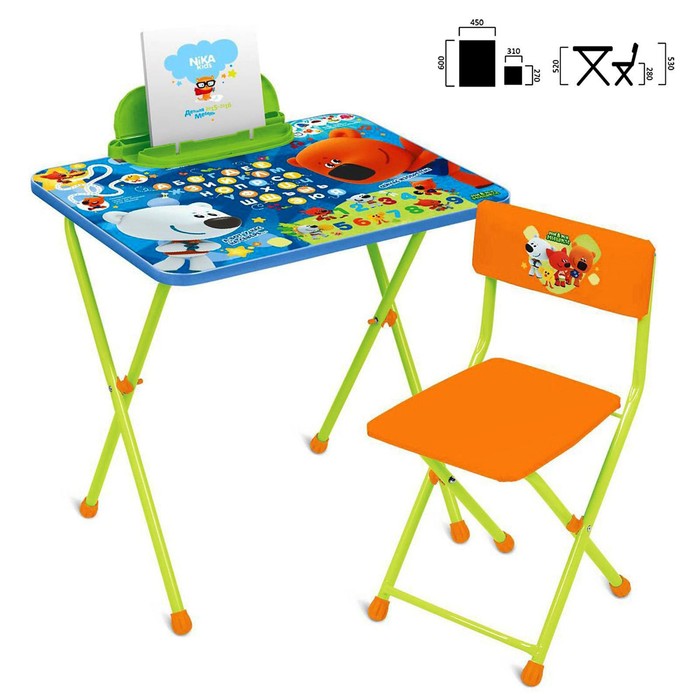 фото Набор детской мебели «ми-ми-мишки»: стол, стул, цвет стула микс nika kids