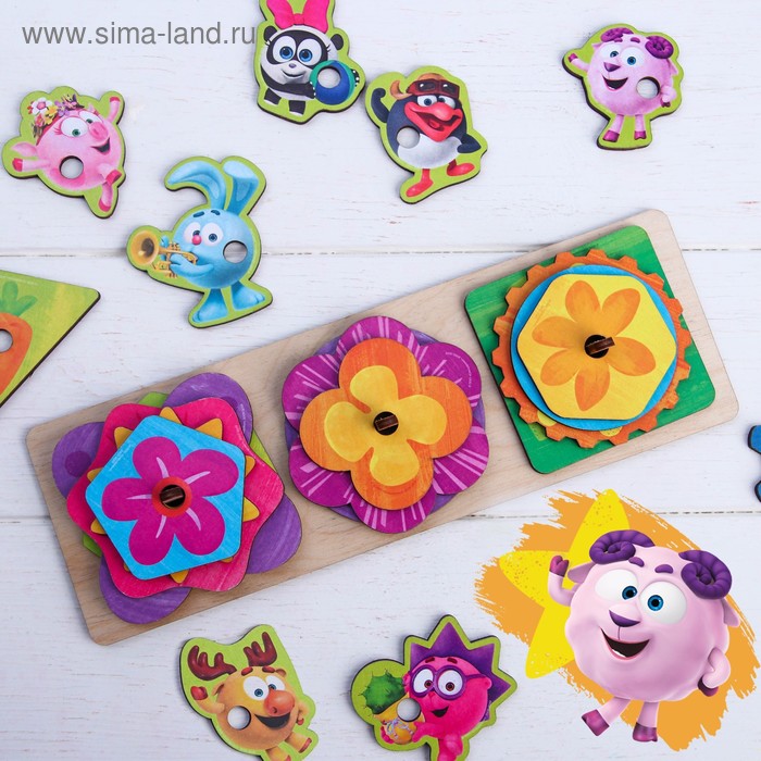 Головоломка "Пирамидка", Смешарики
Головоломка "Пирамидка", Смешарики