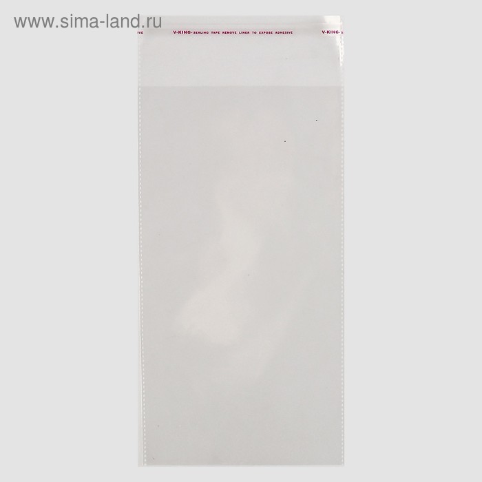 Пакет БОПП с клеевым клапаном 14 х 26/3.5 см, 30 мкм
Пакет БОПП с клеевым клапаном 14 х 26/3.5 см, 30 мкм