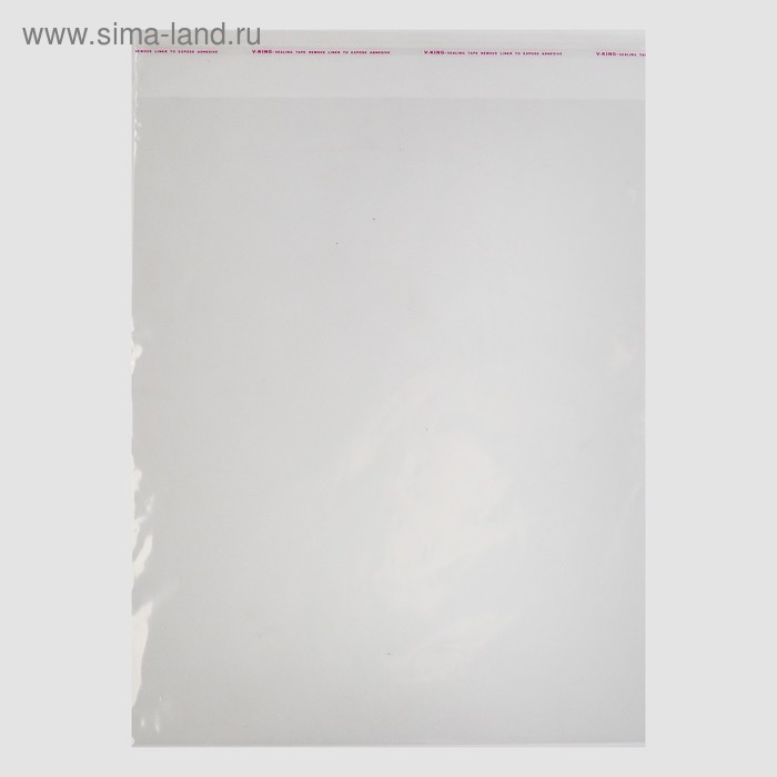 Пакет БОПП с клеевым клапаном 30 х 38/4 см, 30 мкм
Пакет БОПП с клеевым клапаном 30 х 38/4 см, 30 мкм