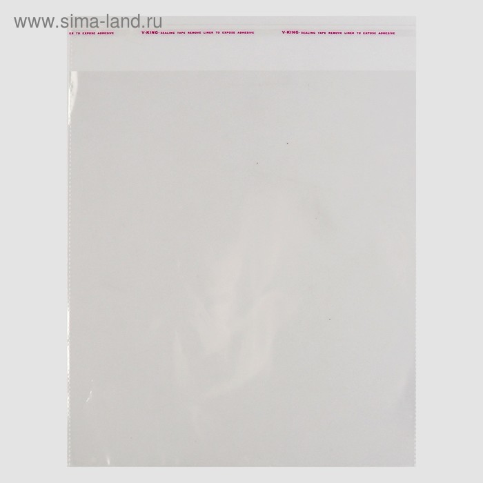 Пакет БОПП с клеевым клапаном 25 х 28/4 cм, 30 мкм
Пакет БОПП с клеевым клапаном 25 х 28/4 cм, 30 мкм