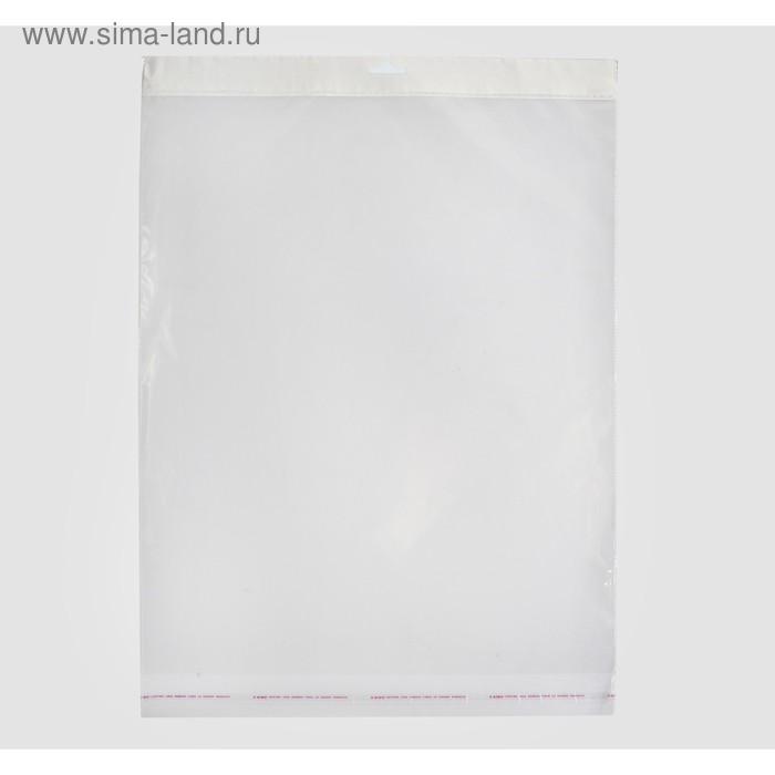 Пакет БОПП с клеевым клапаном 40 х 48/4 см, еврослот, 30 мкм
Пакет БОПП с клеевым клапаном 40 х 48/4 см, еврослот, 30 мкм
