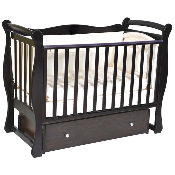 Кроватка детская Viola 1, автостенка, ящик, универсальный маятник, цвет шоколад
Кроватка детская Viola 1, автостенка, ящик, универсальный маятник, цвет шоколад