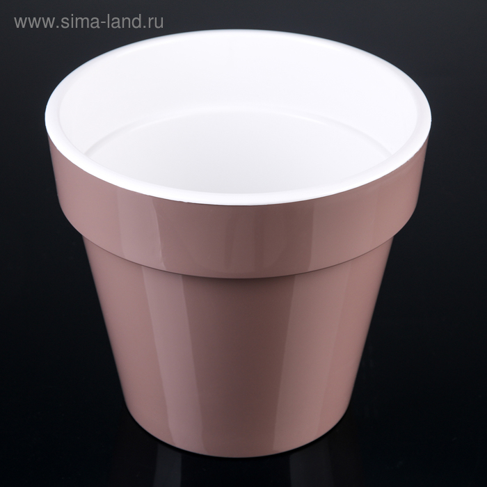 Кашпо для цветов со вставкой «Порто», 6 л, цвет мокко
Кашпо для цветов со вставкой «Порто», 6 л, цвет мокко