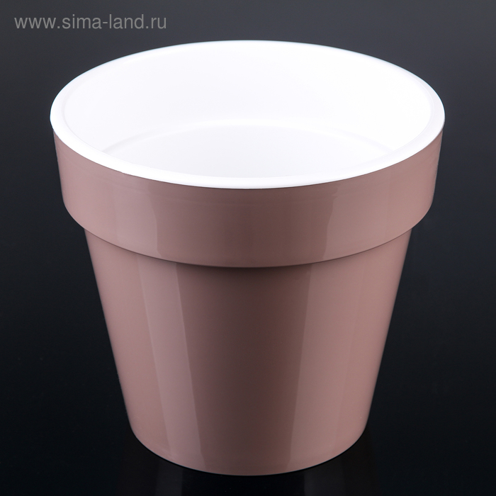 Кашпо для цветов со вставкой «Порто», 3,5 л, цвет мокко
Кашпо для цветов со вставкой «Порто», 3,5 л, цвет мокко