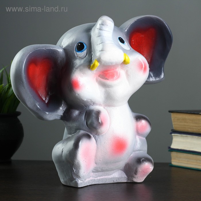 Копилка "Слон №3" серый, 24см
Копилка "Слон №3" серый, 24см