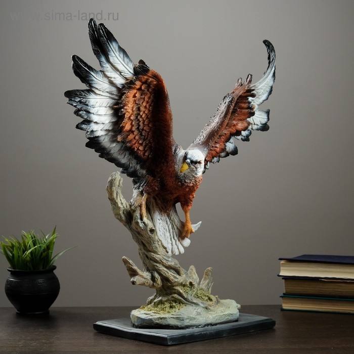 Фигура "Орел летящий" темно-коричневый 54х46см 
Фигура "Орел летящий" темно-коричневый 54х46см