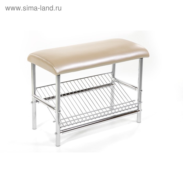 Обувница МС 4(101), 630х320х470, Металл/Бежевый 
Обувница МС 4(101), 630х320х470, Металл/Бежевый