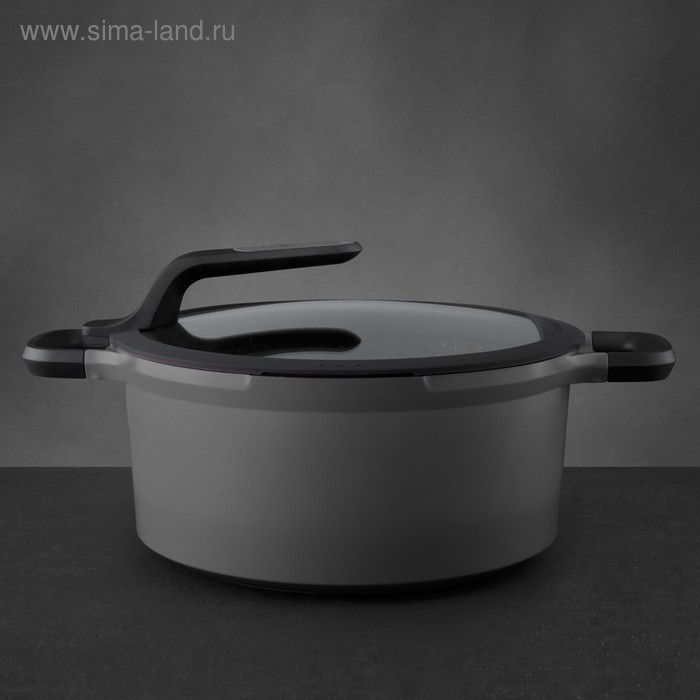 Кастрюля с крышкой Gem grey, 28 см, 7.3 л
Кастрюля с крышкой Gem grey, 28 см, 7.3 л