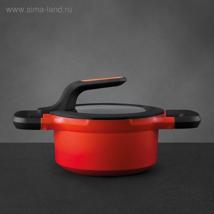 Кастрюля с крышкой Gem red, 16 см, 1.5 л
Кастрюля с крышкой Gem red, 16 см, 1.5 л
