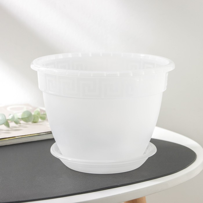 Горшок для цветов с поддоном «Антик», 2,6 л, d=19 см, цвет прозрачный
Горшок для цветов с поддоном «Антик», 2,6 л, d=19 см, цвет прозрачный