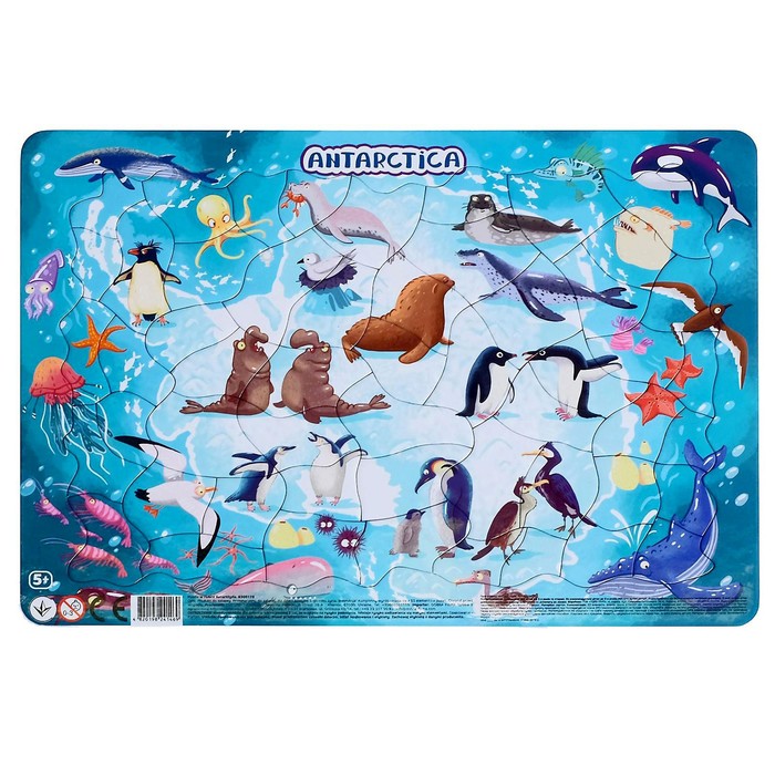 Пазл в рамке «Антарктида», 53 элемента
Пазл в рамке «Антарктида», 53 элемента