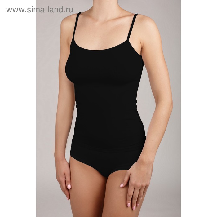 фото Майка женская, цвет чёрный, размер 44 виссон