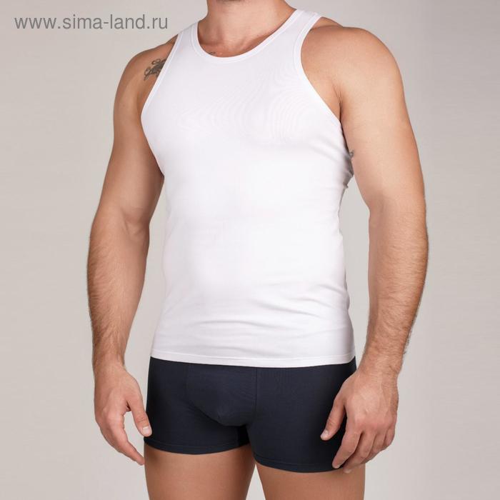 фото Майка мужская, цвет белый, размер 50 виссон