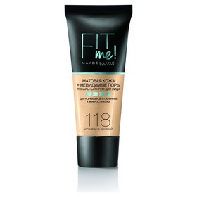 Тональный крем Maybelline Fit Me матирующий, скрывающий поры, №118, карамельно-бежевый
Тональный крем Maybelline Fit Me матирующий, скрывающий поры, №118, карамельно-бежевый