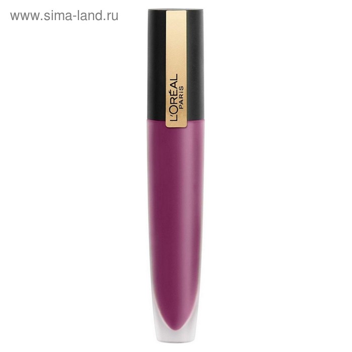Губная помада-тинт L'Oreal Rouge Signature Matte, тон № 104 «Я бунтую», фиолетовый 
Губная помада-тинт L'Oreal Rouge Signature Matte, тон № 104 «Я бунтую», фиолетовый