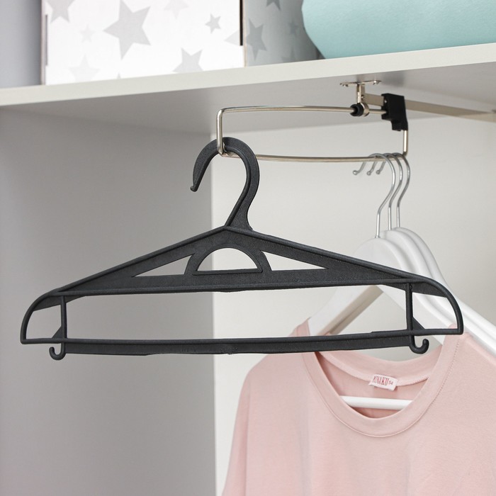 Вешалка-плечики блузочная, размер 50-52, цвет МИКС
Вешалка-плечики блузочная, размер 50-52, цвет МИКС