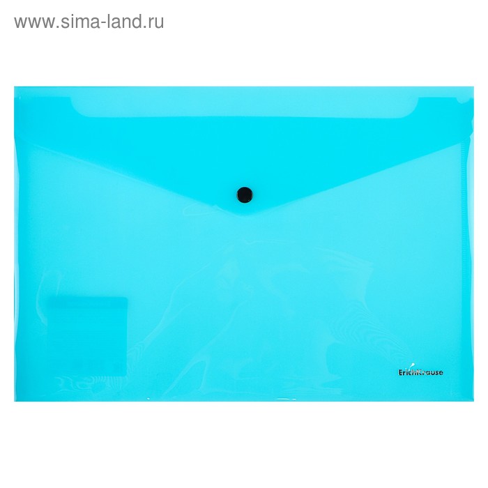 Папка-конверт на кнопке А4, 180 мкм, ErichKrause Vivid, глянцевая, полупрозрачная, бирюзовая
Папка-конверт на кнопке А4, 180 мкм, ErichKrause Vivid, глянцевая, полупрозрачная, бирюзовая