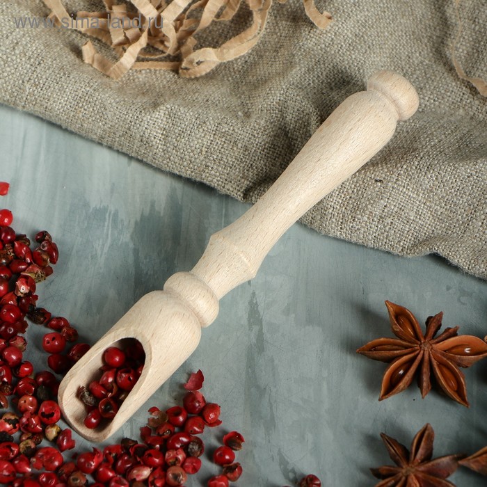 Совочек для специй "Классический", 11 х 2 см, массив бука
Совочек для специй "Классический", 11 х 2 см, массив бука