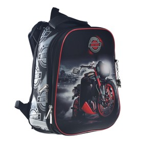 Рюкзак каркасный Hatber Ergonomic 37 х 29 х 17 см, для мальчика, Motors, чёрный/красный
Рюкзак каркасный Hatber Ergonomic 37 х 29 х 17 см, для мальчика, Motors, чёрный/красный